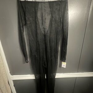 Target Black Sheer Lace Bodysuit